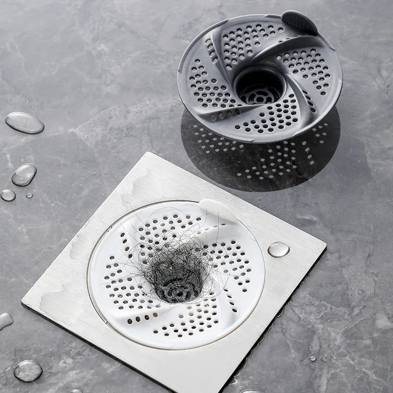 Sink Drain Strainer - 1 Adet Spiral Saç Tutucu, Evrensel