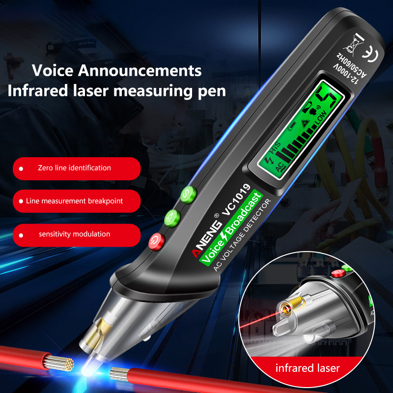 Circuit Breaker Finder - ANENG VC1019 Sesli Yayın ve Kızılötesi