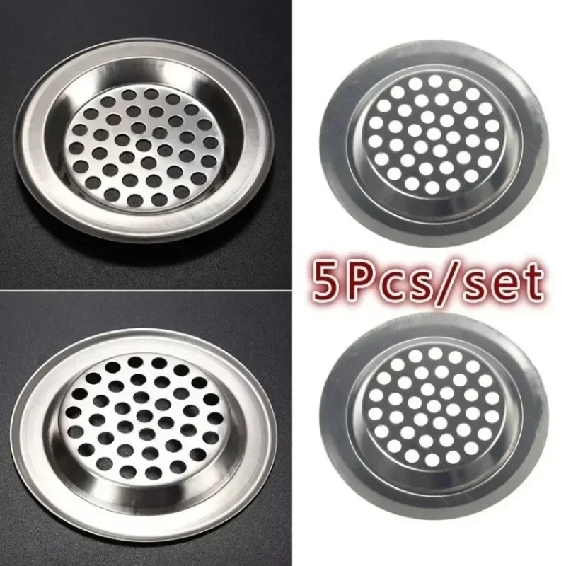 Sink Drain Strainer - Mutfak ve Banyo İçin 5 Adet