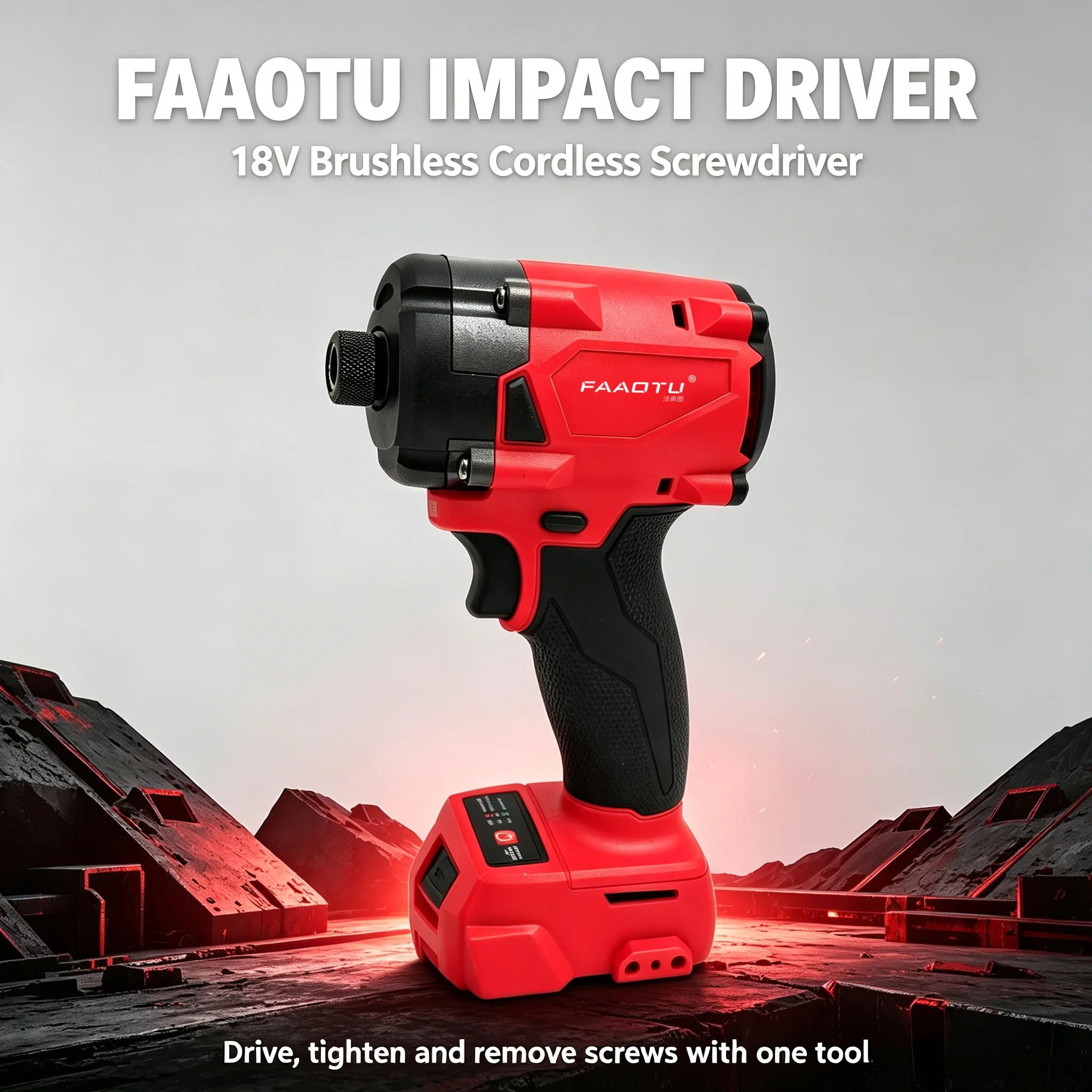 Home Improvement And Diy - FAAOTU 18V Kablosuz Elektrikli Tornavida, DIY