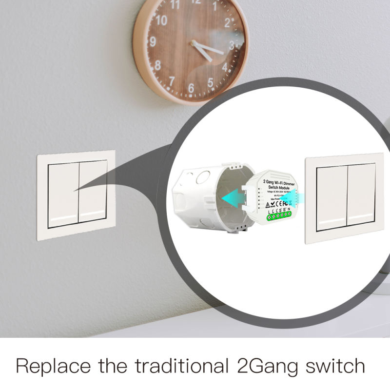 2Gang Wifi Dimmer Işık Anahtar - Home Improvement And Diy incelemesi ve fiyatı