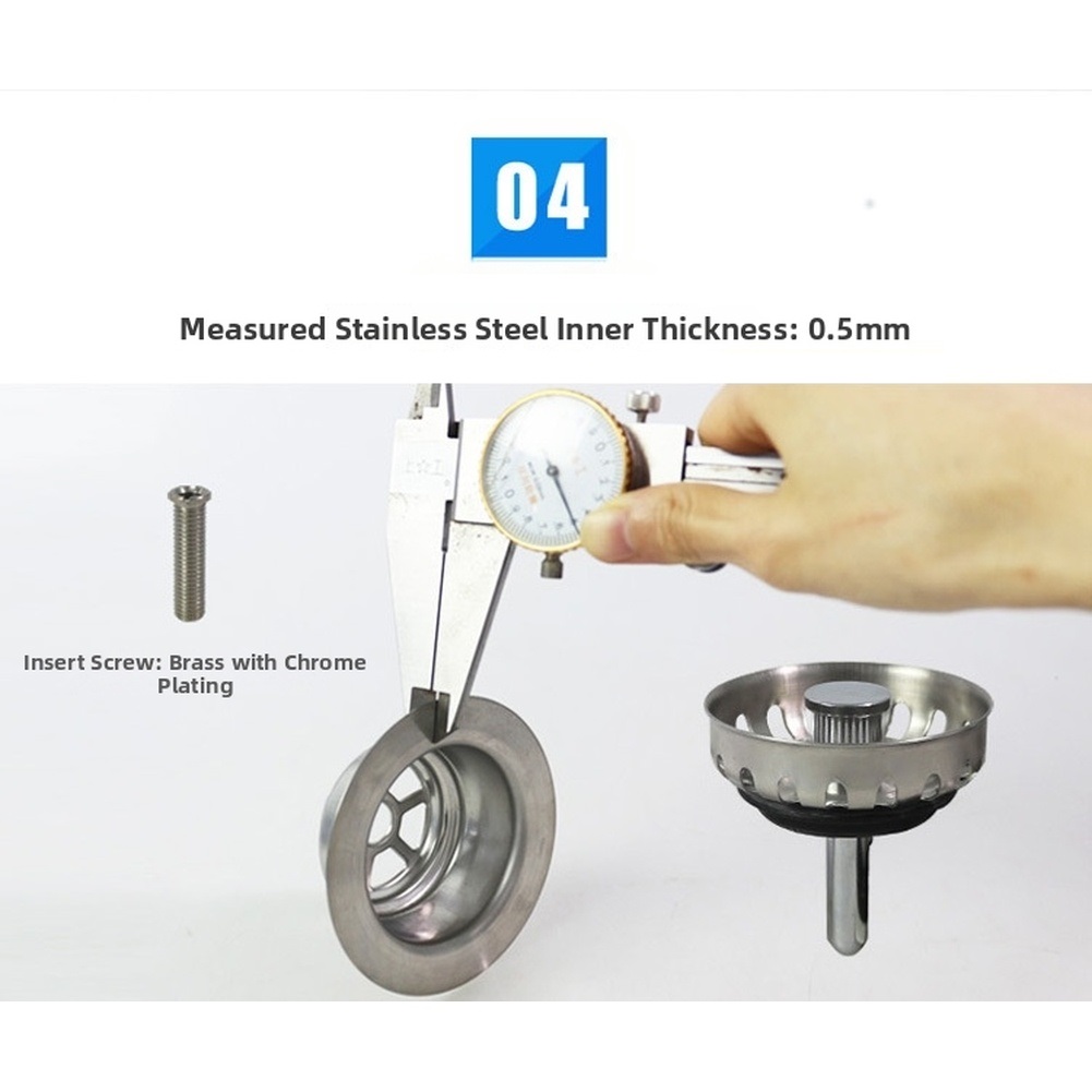 85mm Paslanmaz Çelik Mutfak La - Sink Drain Strainer incelemesi ve fiyatı