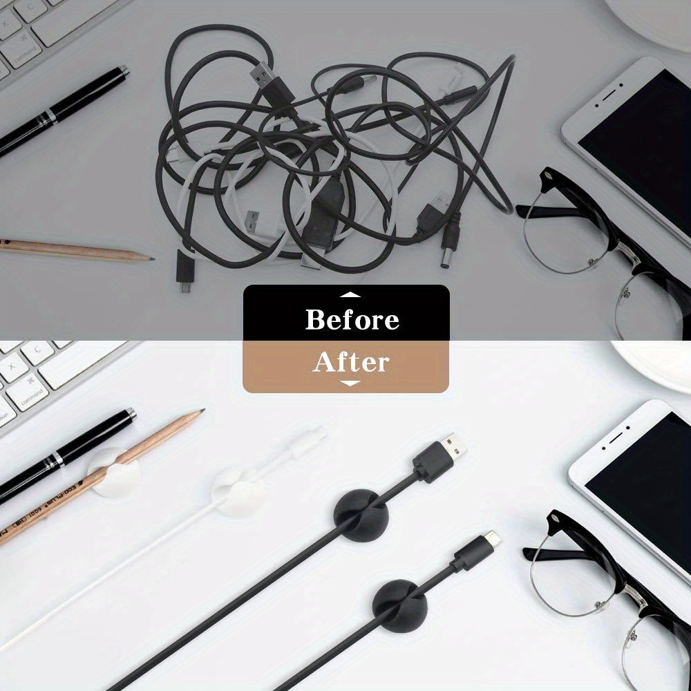 10/20 adet Mini kablo sarıcı o - Cable Staple Clip incelemesi ve fiyatı