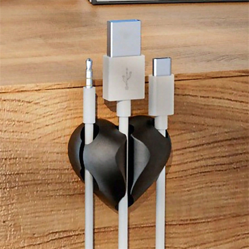 2 adet Kalp Şeklinde Mini Kabl - Cable Staple Clip incelemesi ve fiyatı