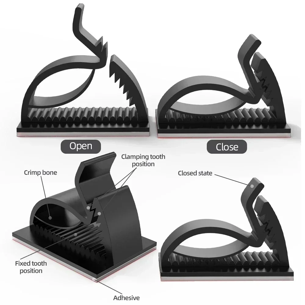 Yapıştırıcı USB kablosu organi - Cable Staple Clip incelemesi ve fiyatı